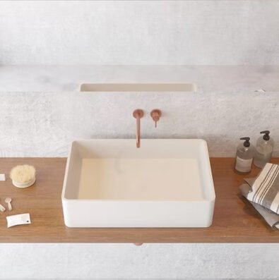 Top Square Counter Vessel