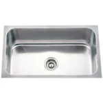 30" L x 18" W x 9" D Undermount 18 Gauge Stainless Steel Single Bowl Sink