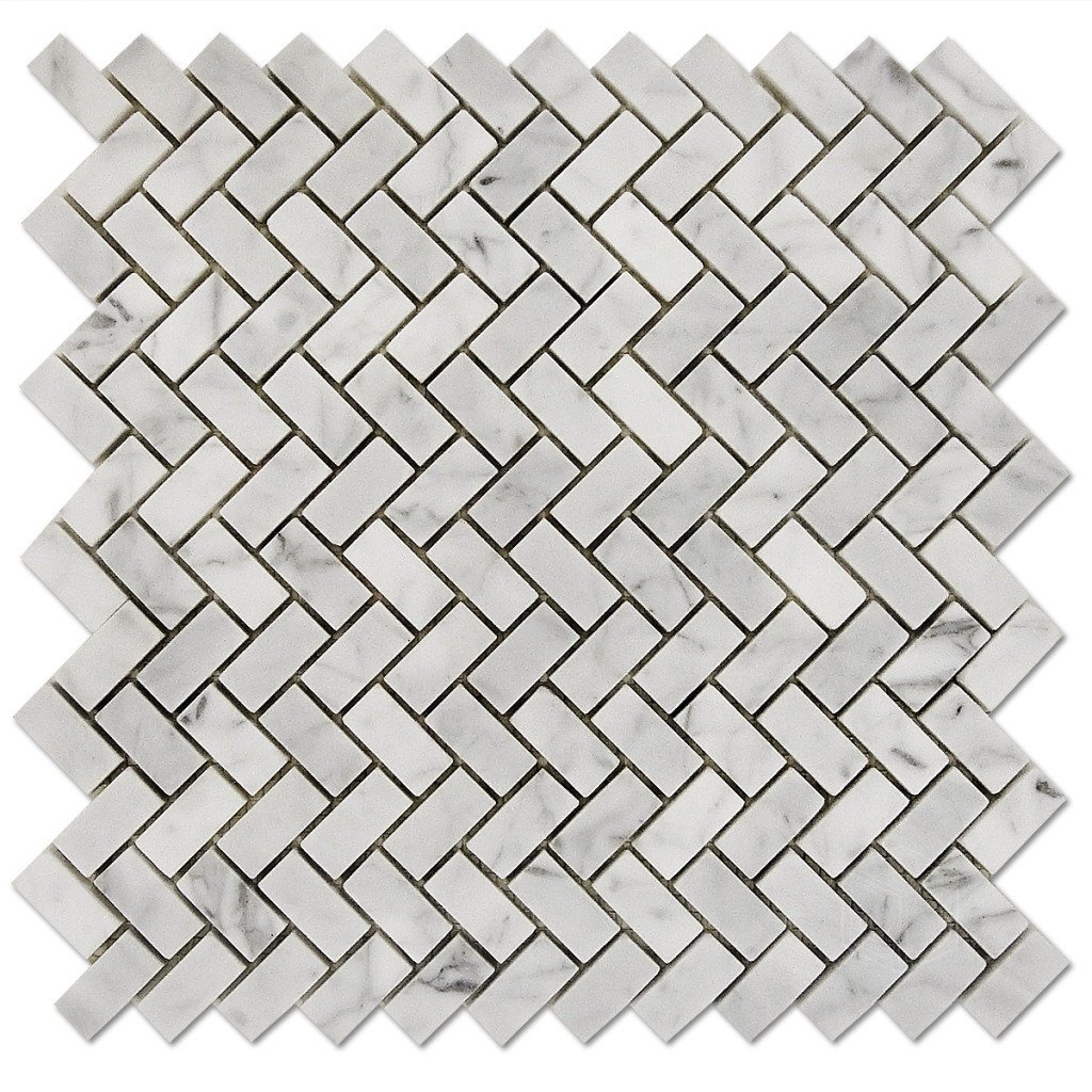bianco-carrara-herringbone Bianco Carrara Herringbone
