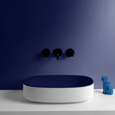 Bucchero Oval Bis Counter Vessel