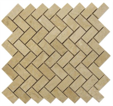 Bursa Beige Herringbone 1x2