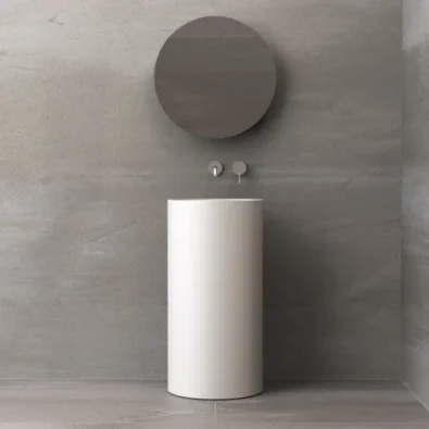 Roll Pedestal Sink