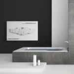 Sculptural Bath Towel Warmer Radiator