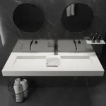 Square 59″ Wide Double Vanity