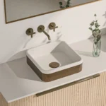 Square Snakeskin Counter Vessel