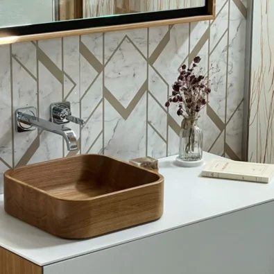 St Honore Wooden Counter Vessel