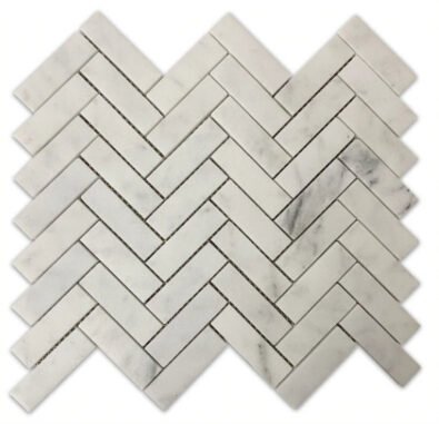 Statuary Pearl Herringbone 1×3