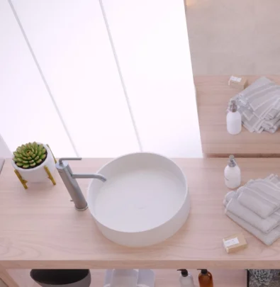 Thin Round Counter Vessel