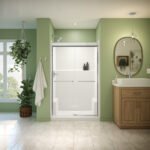 Misca 43-47 x 71 in. 6mm Bypass Shower Door for Alcove Installation with Clear glass in Chrome