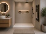 Shower Base in White with center drain