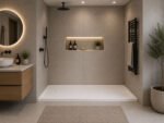 Shower Base in White with left Drain image2
