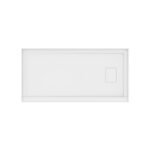 Rouge 6030 Acrylic Alcove Shower Base in White with Right Drain