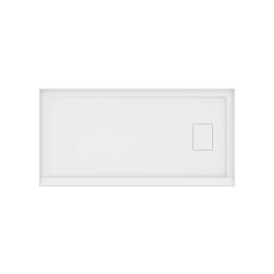 Rouge 6030 Acrylic Alcove Shower Base in White with Right Drain