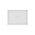 Rouge 4836 Acrylic Right Corner Shower Base in White with Center Drain