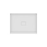 Rouge 4836 Acrylic Alcove Shower Base in White with Center Drain