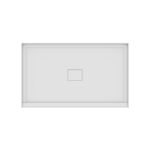 Rouge 6036 Acrylic Alcove Shower Base in White with Center Drain