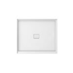 Cache 3642 Acrylic Right Corner Shower Base in White with Center Drain
