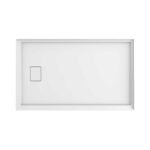 Shower Base in White with left Drain image2