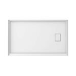 Shower Base in White with right Drain image2