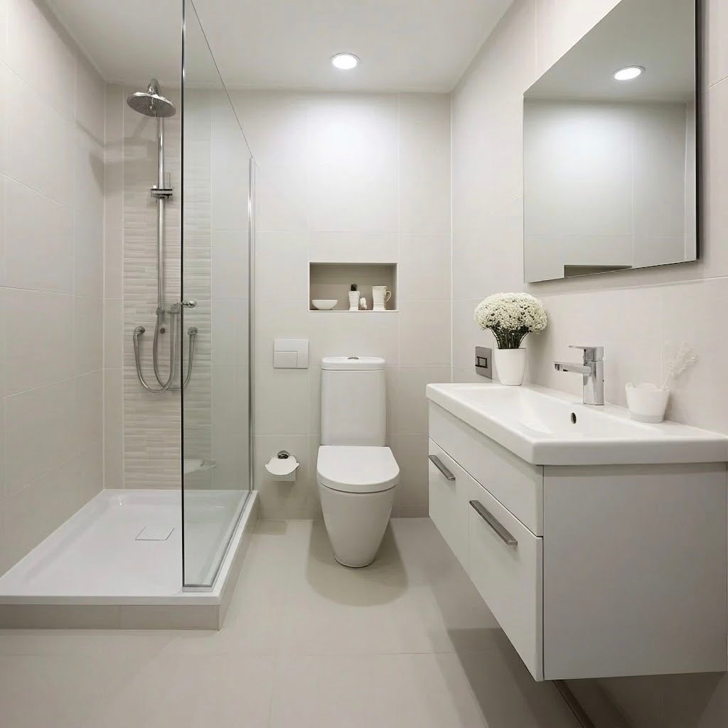 Cache 3248 Acrylic Left Corner Shower Base in White with Center Drain