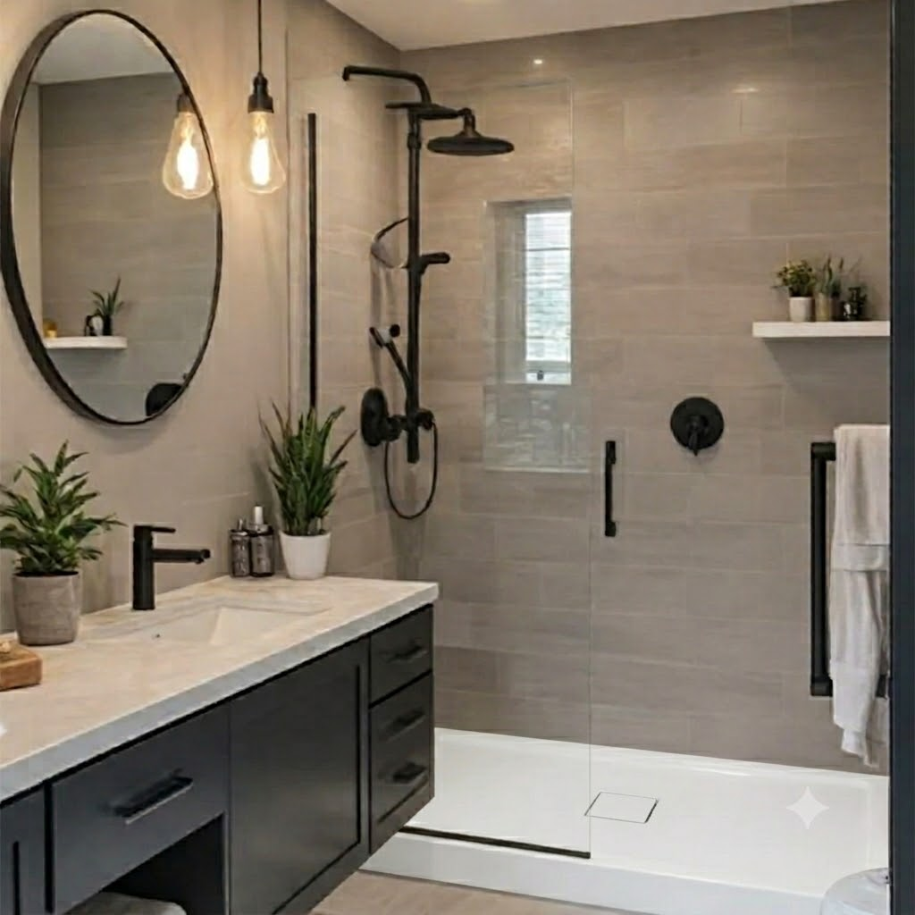 Cache 3248 Acrylic Right Corner Shower Base in White with Center Drain