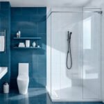Cache 3260 Acrylic Left Corner Shower Base in White with Left Drain
