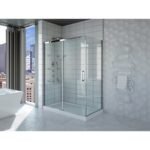 Impact 4234 Acrylic Alcove Shower Base in White with Center Drain