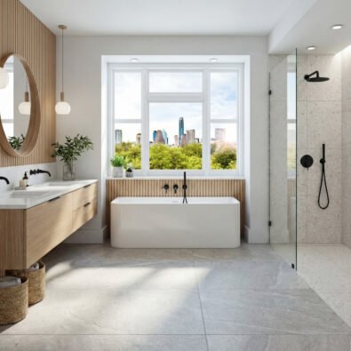 Belgrade 3260 AFR Acrylic Wall-Mount Freestanding Center Drain Bathtub in White