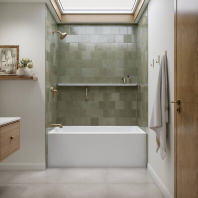 Clermont 3060 IFS AFR Acrylic Alcove Left-Hand Drain Bathtub in White