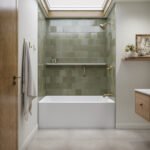 Clermont 3660 IFS AFR Acrylic Alcove Right-Hand Drain Bathtub in White