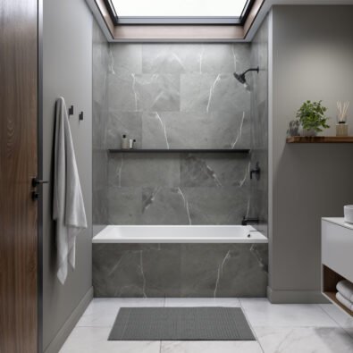 Pia 3060 IF AFR Acrylic Alcove Right-Hand Drain Whirlpool Bathtub in White