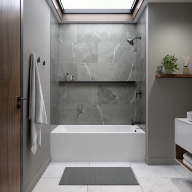Pia 3260 IFS AFR Acrylic Alcove Right-Hand Drain Whirlpool & Activ-Air Bathtub in White