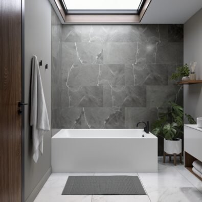Pia 3660 IFS AFR Acrylic Right Corner Left-Hand Drain Bathtub in White