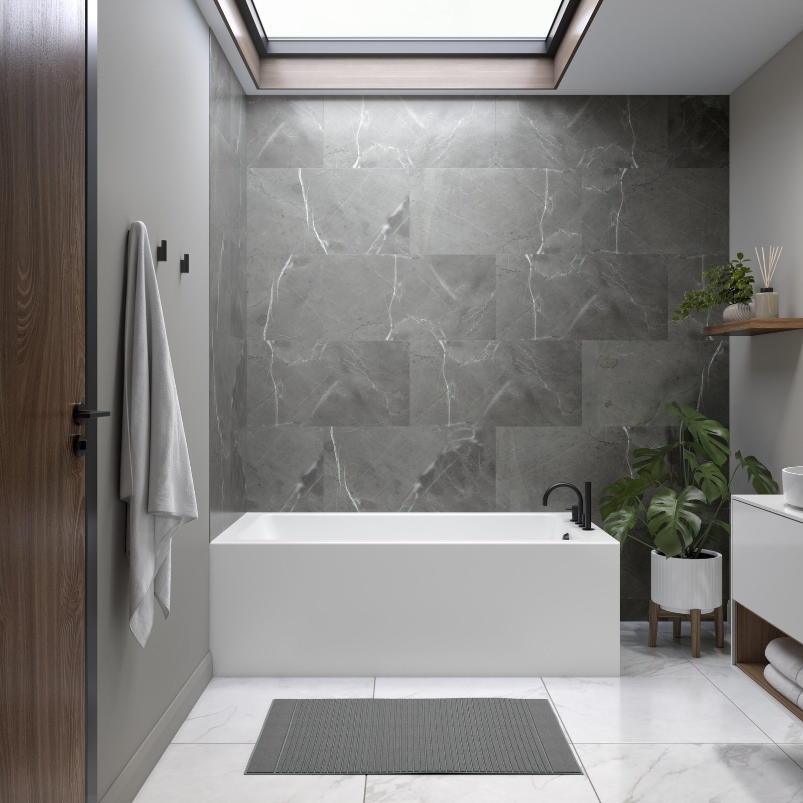 Pia 3060 IFS AFR Acrylic Left Corner Right-Hand Drain Activ-Air Bathtub in White