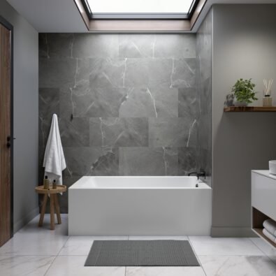 Pia 3660 IFS AFR Acrylic Left Corner Left-Hand Drain Bathtub in White