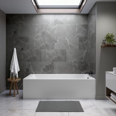 Pia 3272 IFS AFR Acrylic Left Corner Left-Hand Drain Bathtub in White