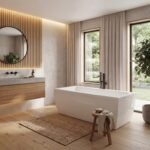 Saphyr 7238 Acrylic Freestanding Center Drain Whirlpool & Activ-air Bathtub in White