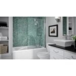 Velona 6636 IF Acrylic Alcove Right Drain Whirlpool Bathtub in White