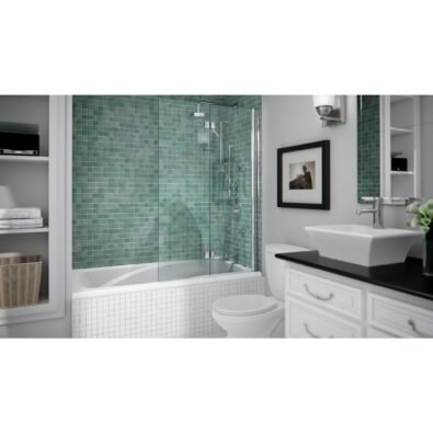 Velona 6636 IF Acrylic Alcove Right Drain Activ-air Bathtub in White