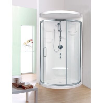 Nice 32 x 32 x 71 in. 6 mm Sliding Shower Door for Corner Installation with Clear glass in Chrome