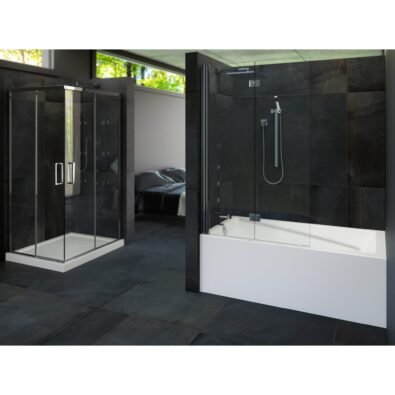 Oslo 3260 IFS AFR Acrylic Alcove Right-Hand Drain Bathtub White