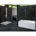 Oslo 3260 IFS AFR Acrylic Alcove Left-Hand Drain Bathtub White