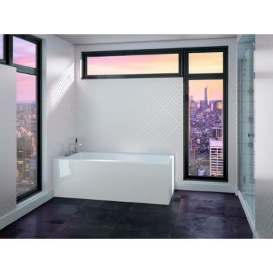 Zurich 3260 IFS AFR Acrylic Corner Right Drain Mass-Air Bathtub in White