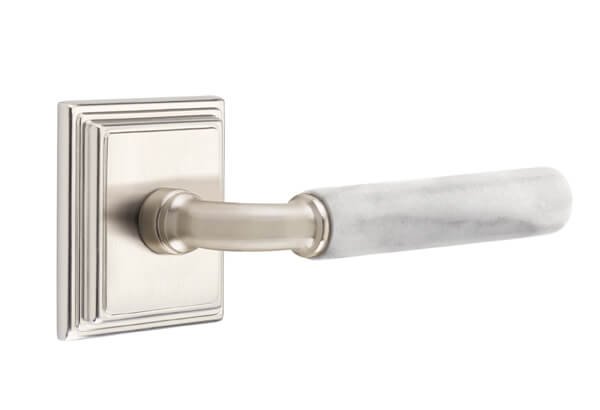SELECT R-Bar White Marble Lever
