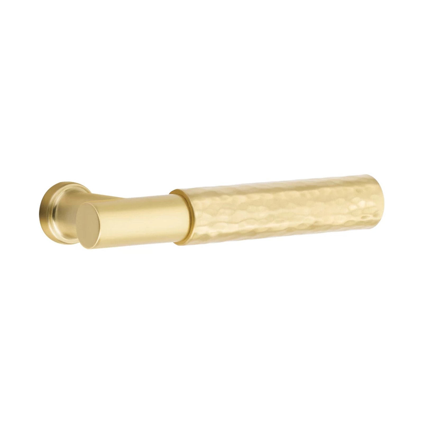 SELECT T-Bar Hammered Lever - Satin Brass Emtek SELECT T-Bar Hammered Lever in Satin Brass